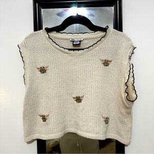 Zara Crochet Baby Yoda Sweater Vest
